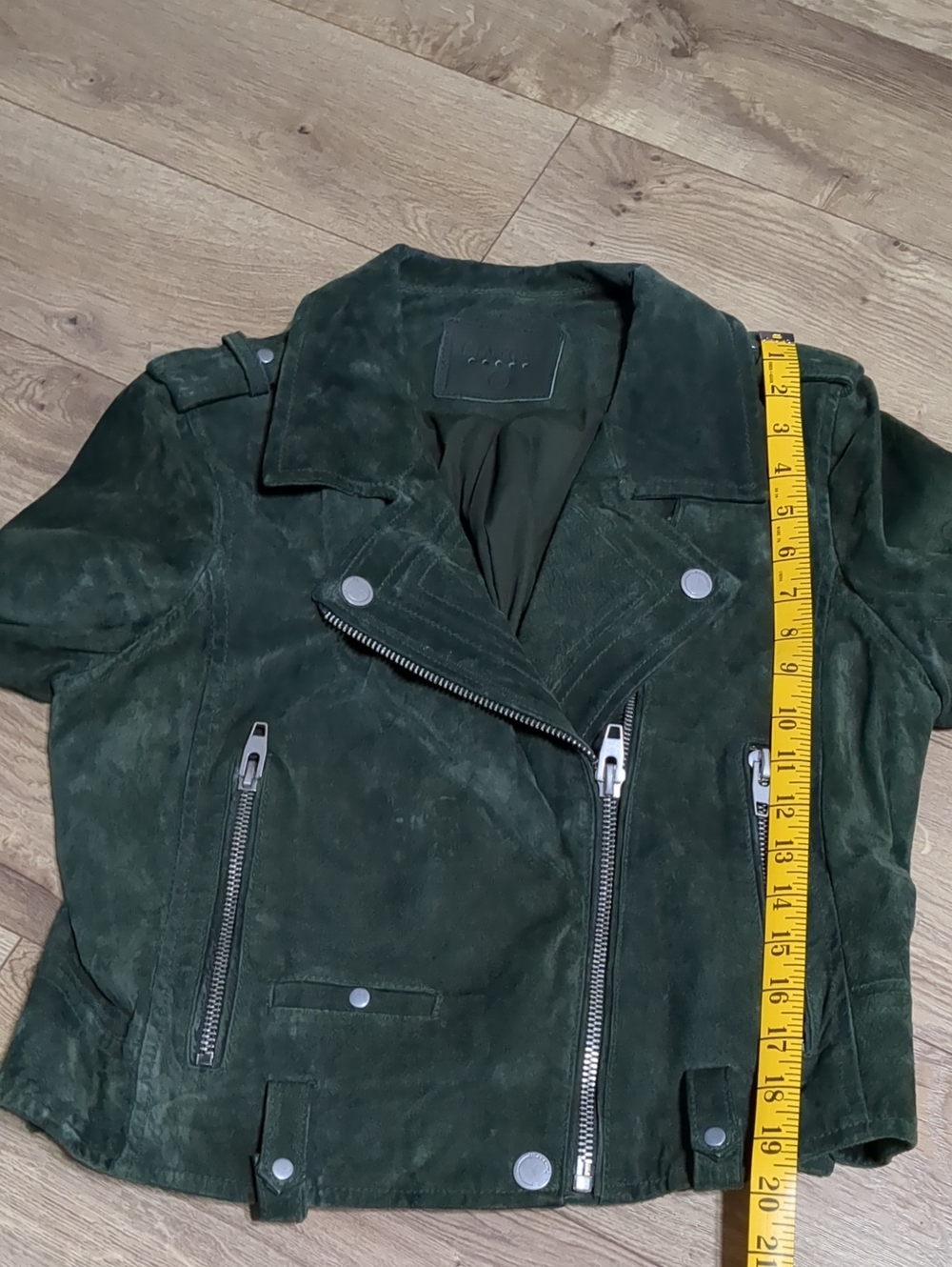 BLANKNYC Women’s Luxury Cropped Herb Suede Jacket Size Medium - Picture 8 of 15